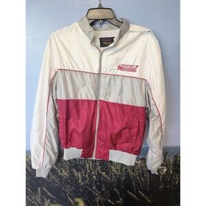 Vintage 80s Pla-Jac by Dunbrooke Windbreaker Jacket Zip Up StarCraft Boats LG